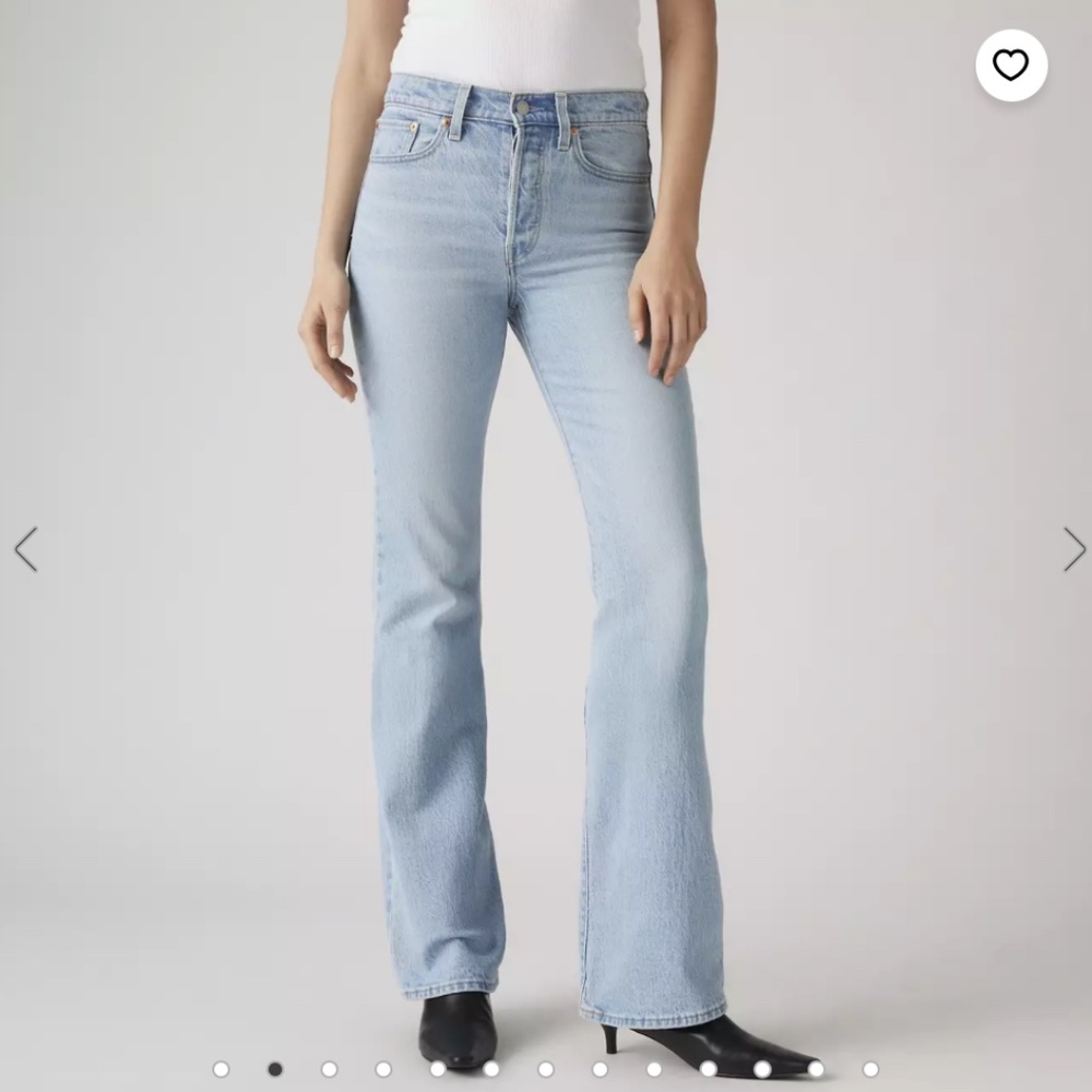 Levi's Wedgie Bootcut High Rise Jeans 27x30 Light Wash